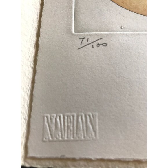 Vintage Max Papart "The Circle" Original Etching/Aquatint Edition 71/100 Signed - Picture 10 of 10